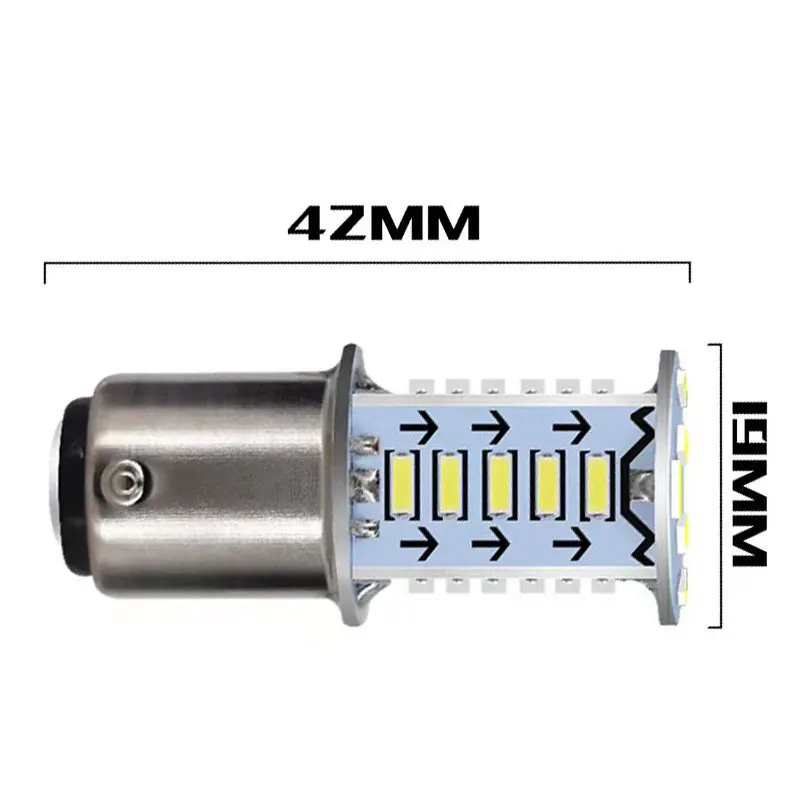 Motorrad Bremslicht LED Glühlampe Blinker 12V blinkende Blinker Bremslichter Universal- verrotten weiß blau Rücklicht Lampe
