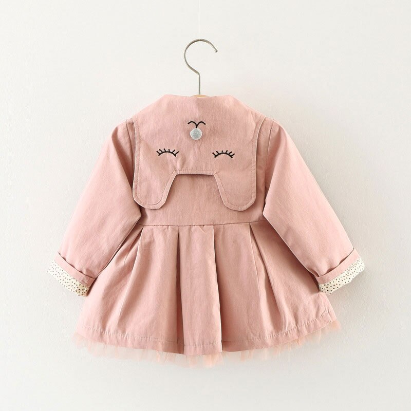 Spring Autumn Trench Coat for Newborn Baby Girl Warm Outerwear Sport Clothes Infant Baby Jackets Todder Cotton Cute Clothing