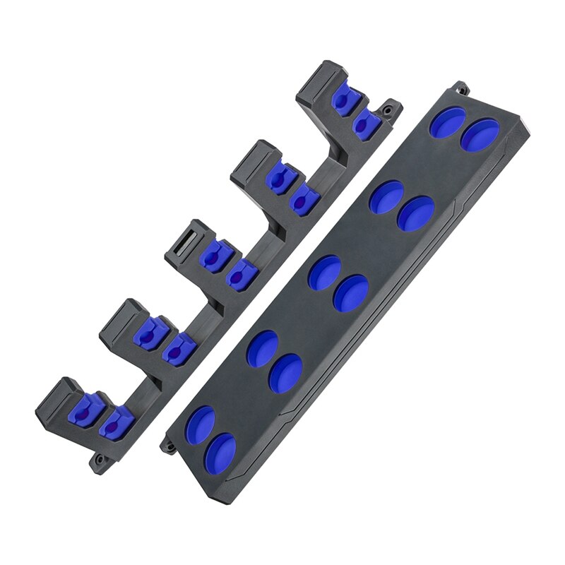 Porta canne da pesca WV4 porta canne da parete verticali per riporre fino a 10 canne per attrezzi da pesca: blu