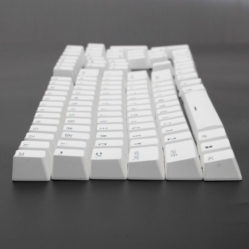 108 Keys PBT Keycap Cherry Profile ANSI Layout Bi-Color Injection Over Molding keycap For Mechanical Keyboard