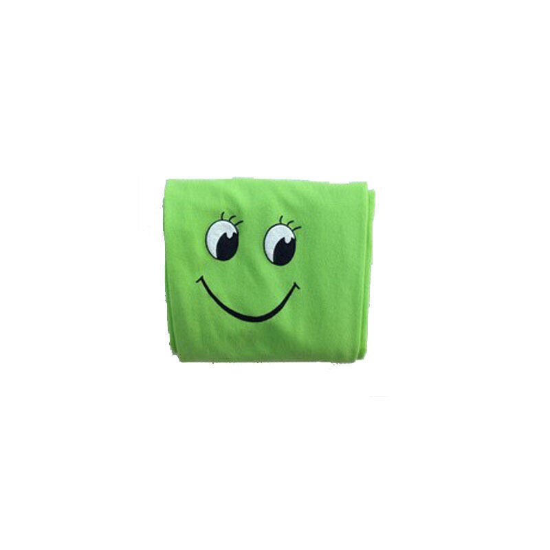 Emmababy piger tights strømper sødt smil ansigt baby piger strømpe danse børn strømpebukser bukser strømpebukser: Grøn