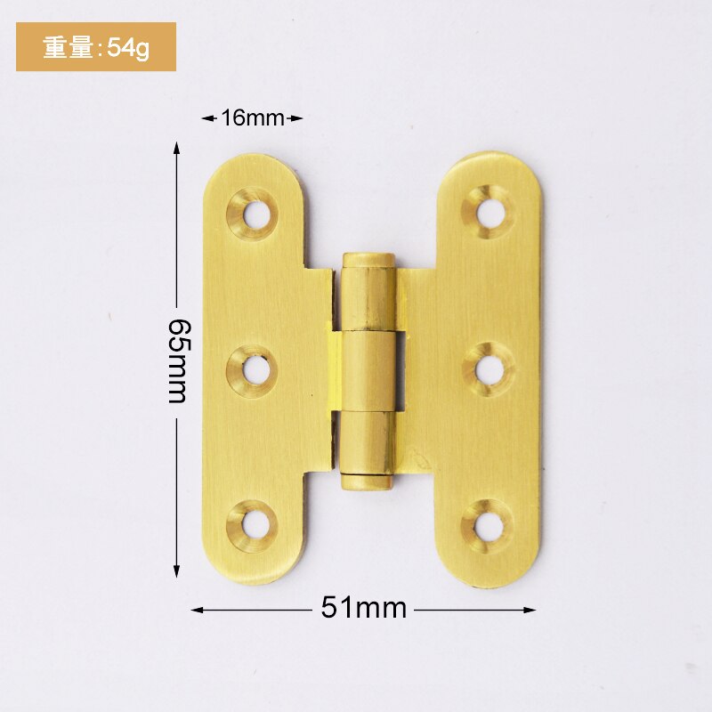 Furniture Pure Copper 270 Degree Hinges Brass Hinges Copper Hinge Hardware Fitting: 61-51-2.5mm