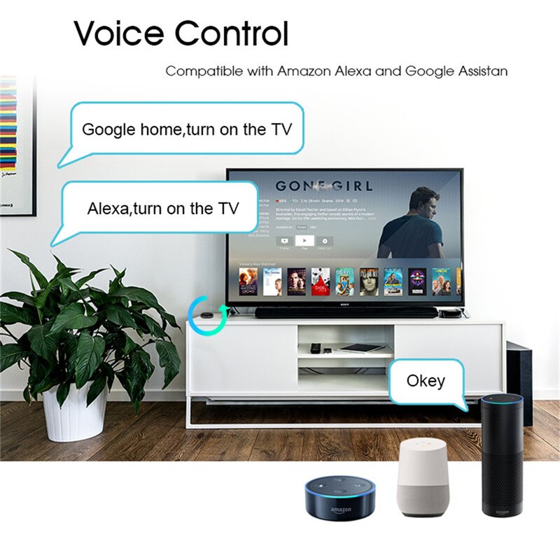 Smart IR Control Hub Infrarood Universele Afstandsbediening Een voor Alle Controle TV DVD CD AUD SAT etc. werkt met Alexa Google Thuis