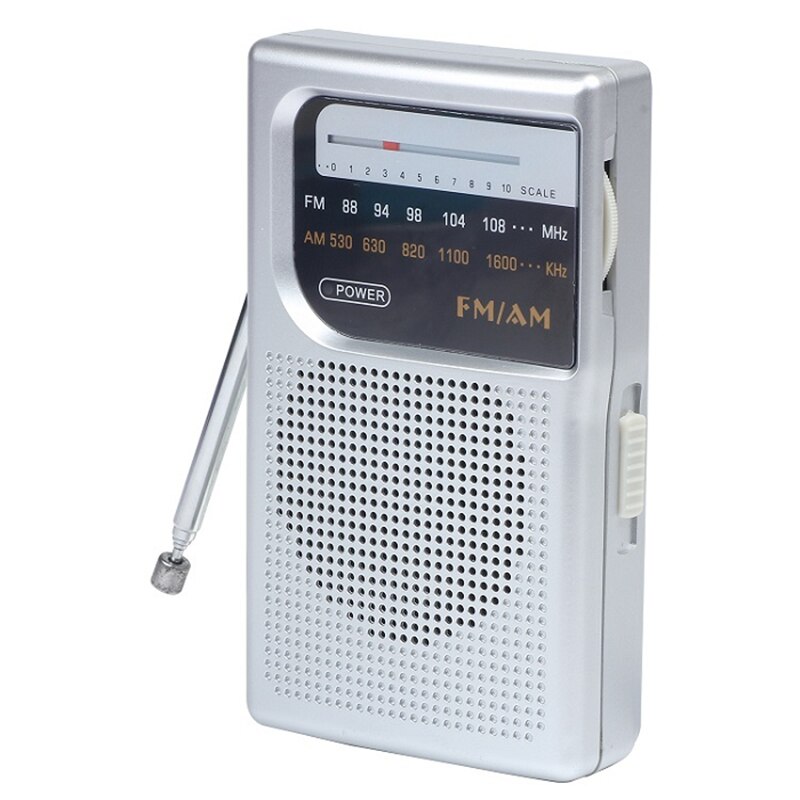 Draagbare Batterij Transistor Radio Fm Am Muziekspeler Mini Pocket Radio Stereo Speakers Rohs Ce-certificering Met Oortelefoon Jack