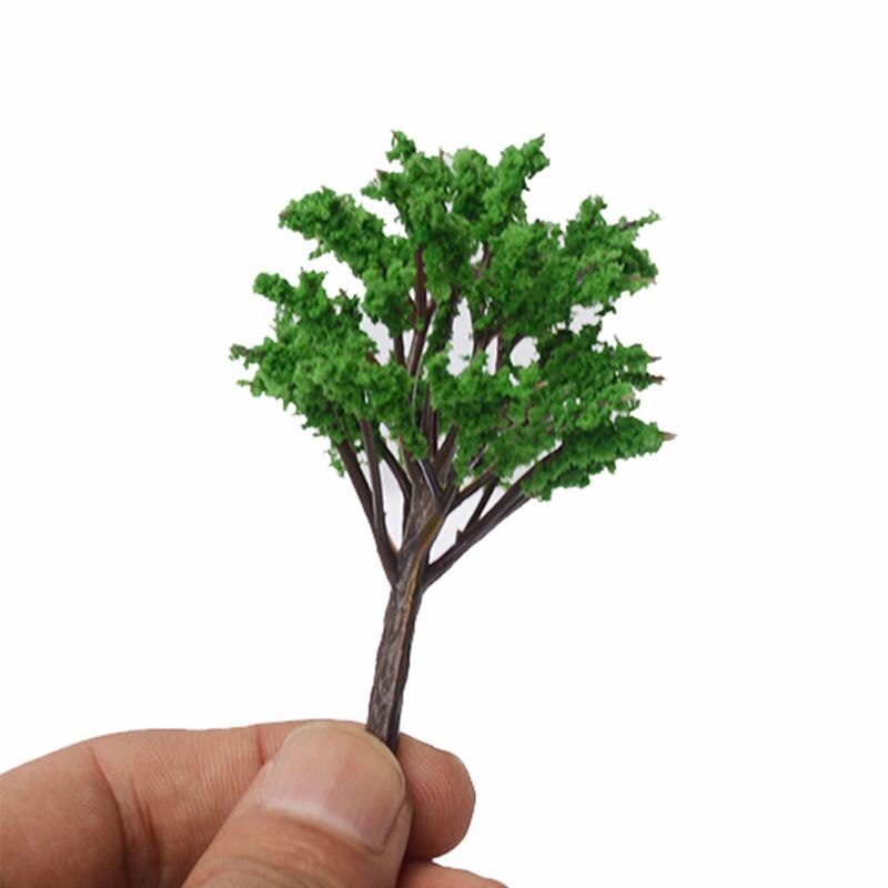 5 Pcs Perzik Bomen Miniatuur Model Zand Tafel Bos Layout Diy Landschap Simulatie Handgemaakte Materialen