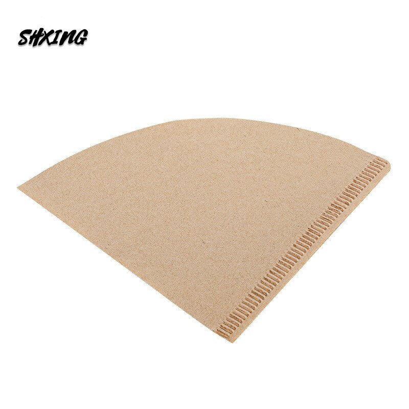 Shxing 101 102 14Cm 10Cm 100 Pcs "V" Vorm Koffiekopje Filter Papier Espressomachine Mokka pot Zeef Vel