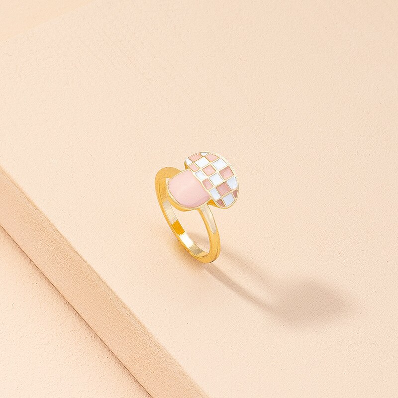 Pilzringe für damen, boho-pilzring, süßer Ring Ich bin koreanischen stil, schlichter partyring-schmuck: Mogu-c