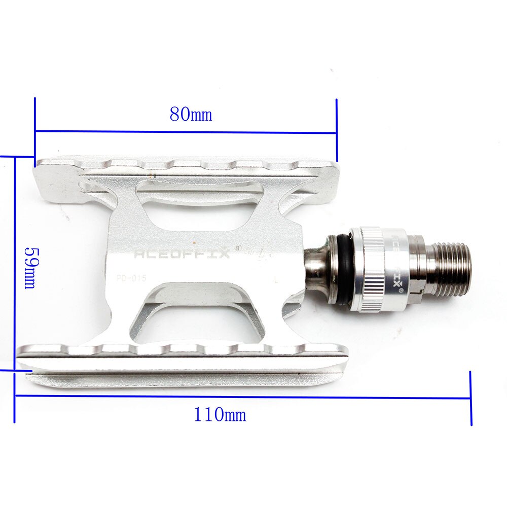 Aceoffix pedał rowerowy, robić roweru Brompton Ti, 3 łożyska, tytanowy, aluminiowy, szybkie odpinanie, Mks, części rowerowe