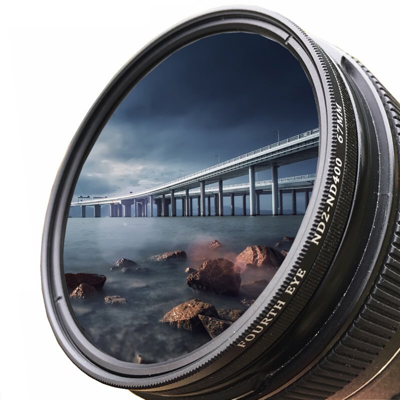 ND2-400 Neutral Density Nd Filter Fader Variabele Verstelbare Optische Glazen Lens AS99