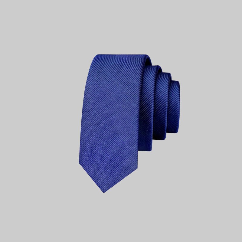 Cravate fine en soie pour hommes, nouveauté, décontractée, vert clair, 4CM,: Bleu