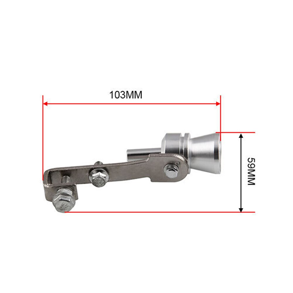 Universal Auto Car Turbo Sound Turbine Whistle Exhaust Muffler Pipe Blow Simulator Whistle Stylish