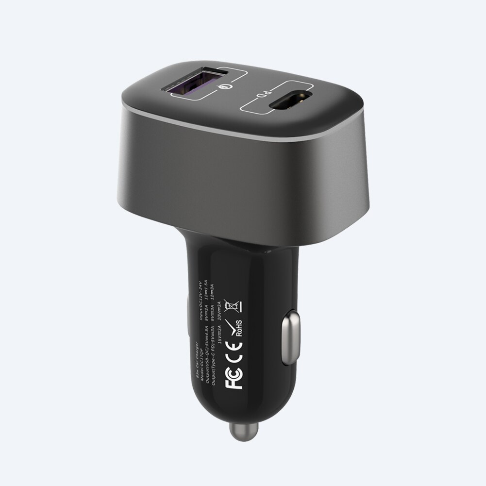 83w schnell-autoladegerät usb-c  pd 65w für laptop, ipad 20 usb-a  qc 3.0 autoladegerät für samsung  s21 10 45w typ-c laptop, tablet: Autoladegerät