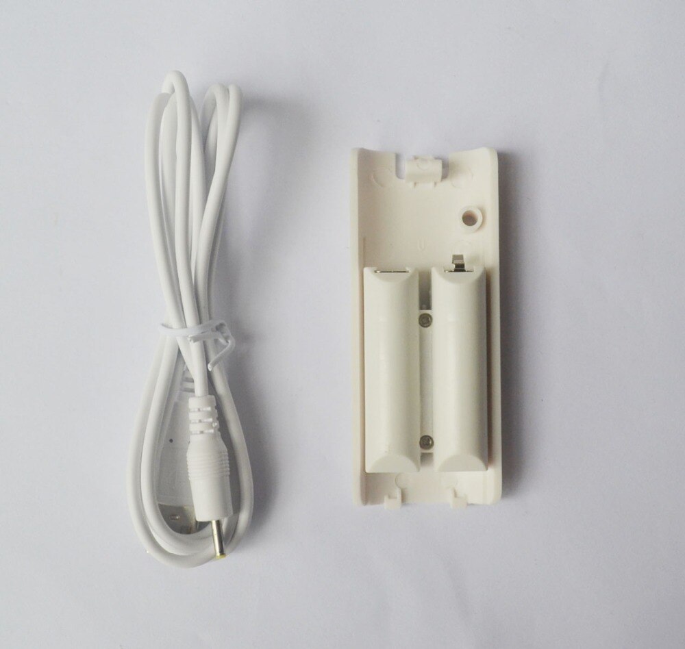 Voor Wii Game accessoires 3600 mAh Oplaadbare Batterij + Oplaadkabel voor Nintend Wii Afstandsbediening Witte Kleur