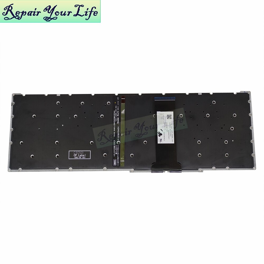 LA podświetlana klawiatura robić Acer Nitro 5 jakiś515 54 557H 7 jakiś715-51 łacińska hiszpańska wymiana klawiatury SP ES czerwone klawisze LG5P N90BRL nowość