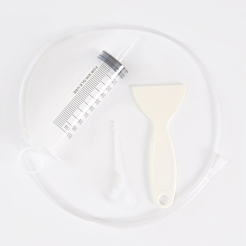 Portable Refrigerator Drain Dredge Cleaning Set Fridge Hole Cleaner Scrub Brush Long Flexible Brush Shovel Home Cleaning Tools