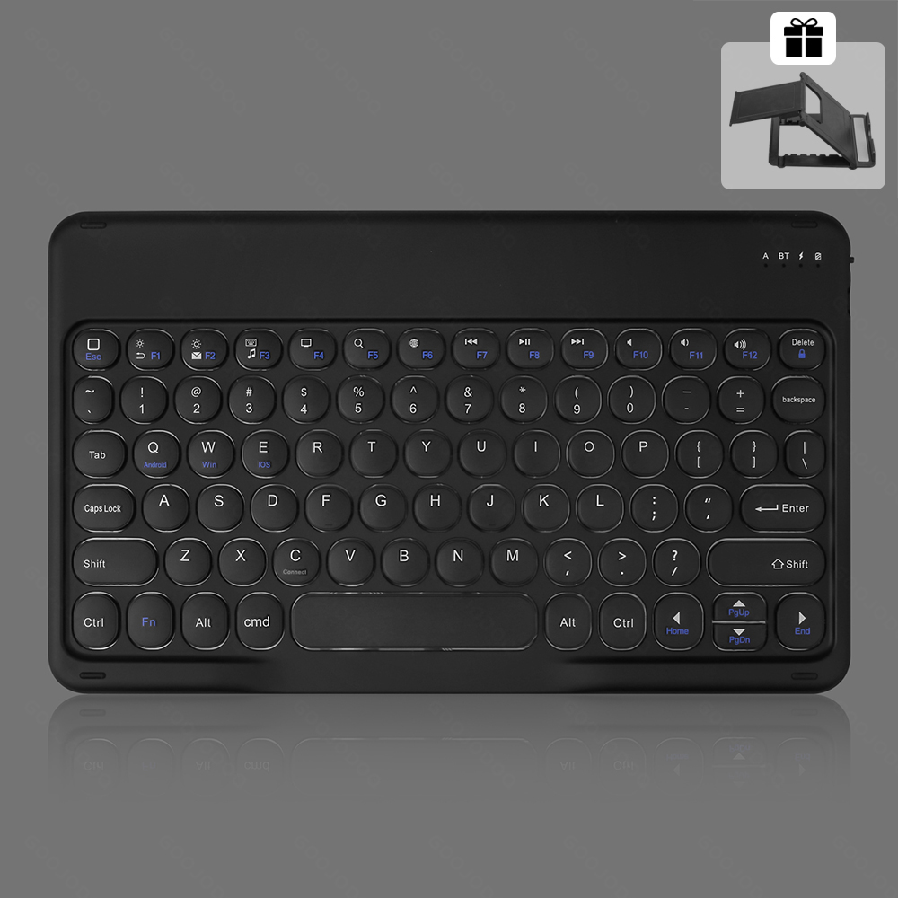 Voor Ipad Toetsenbord Draadloze Bluetooth Toetsenbord Teclado Tablet Voor Ipad Xiaomi Samsung Huawei Tablet Android Ios Windows: black B