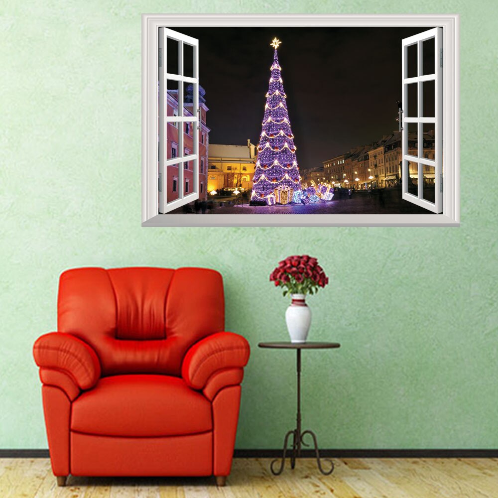 3D Weihnachten Fenster Zauberstab Aufkleber Große Weihnachten Schneemann Fenster Gel Gelee Aufkleber Weihnachten Party Hause Glas Dekor Zauberstab dekor 2Stck: 5