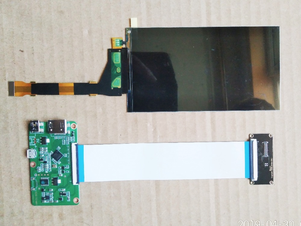 5.5inch 1440*2560 2K LCD KIT For Light curing -3D printer MIPI TO HDMI LCD display Kit LS055R1SX04 For 3D Print