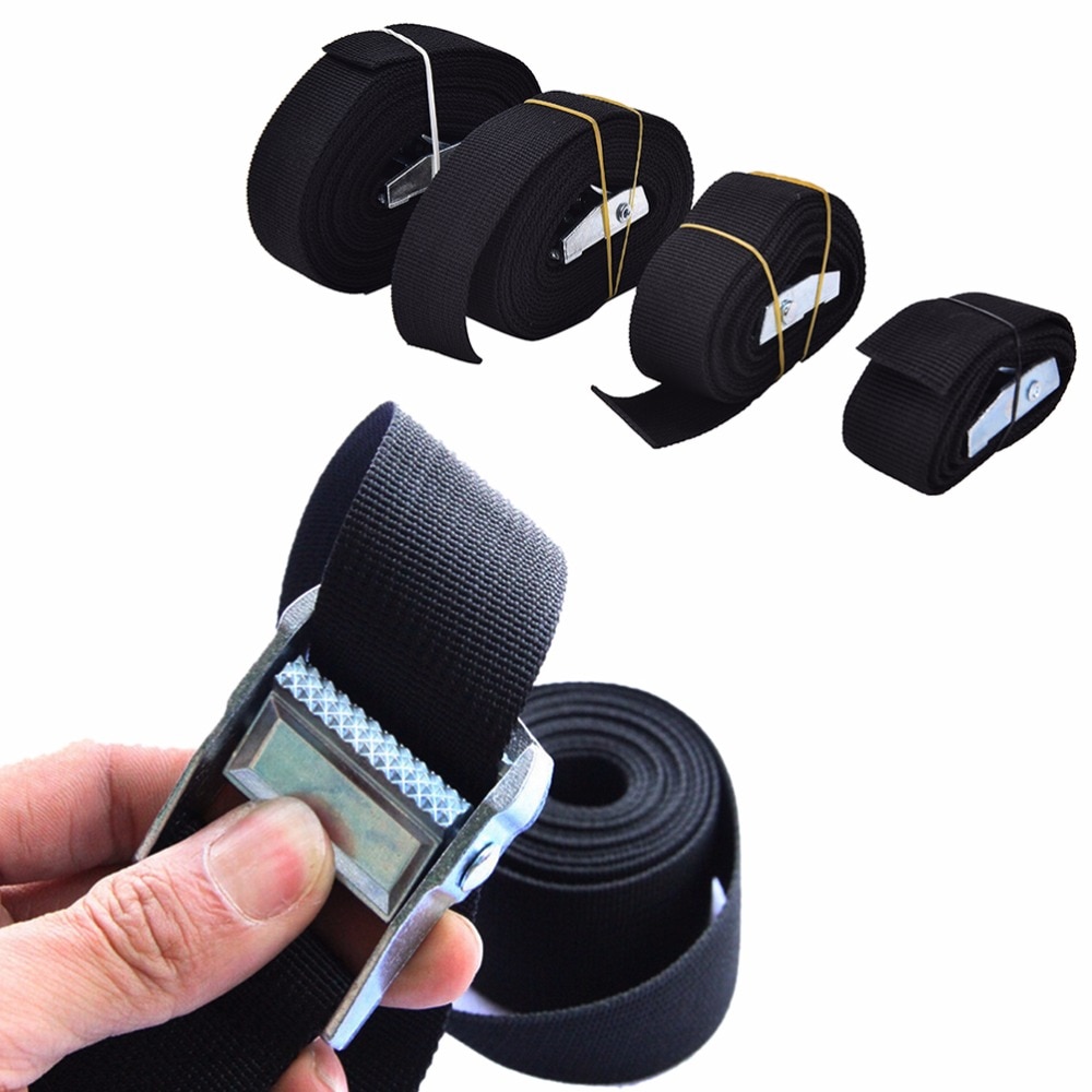 Metal Buckle Width Nylon Pack Cam Tie Down Strap Lash Luggage Bag Belt With Travel Accessories 1-4 M