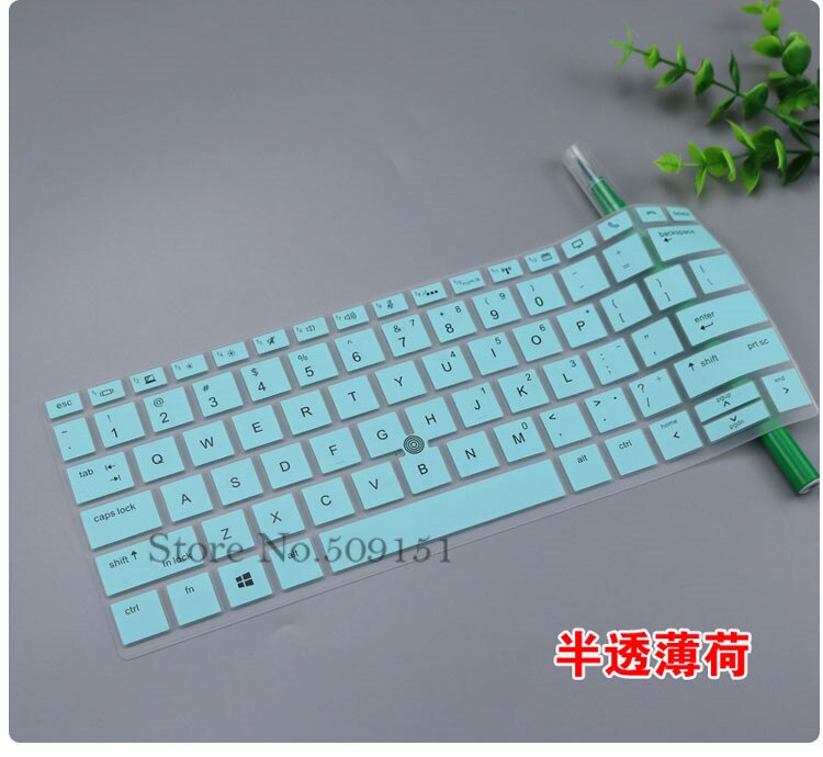 Housse de protection pour clavier d&#39;ordinateur portable HP EliteBook x360 1030 G3 G2, en Silicone, avec trou de Trackpoint, 13 13.3 pouces: Skyblue
