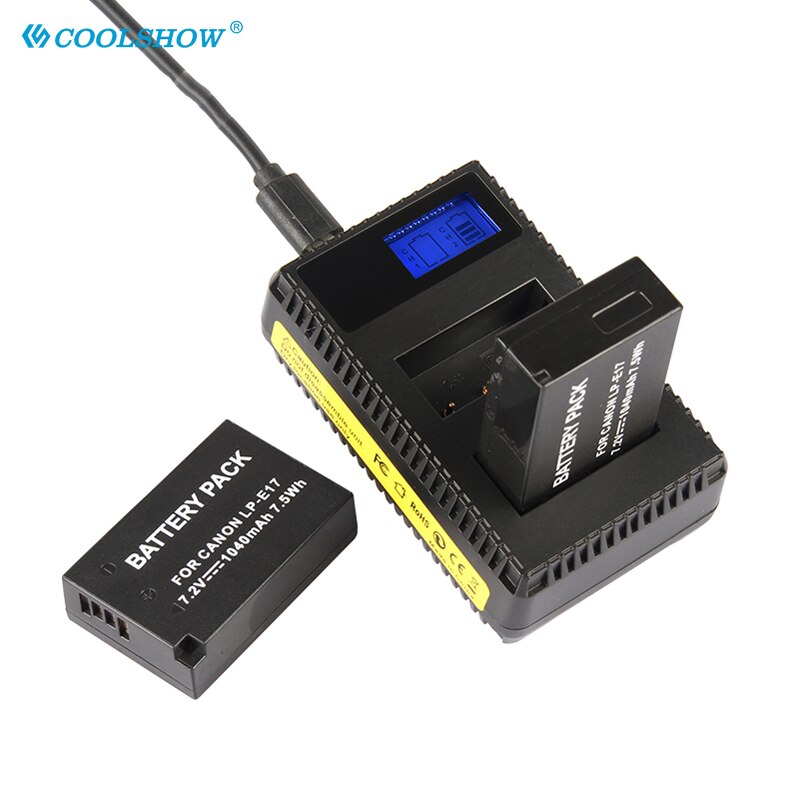 LP-E17 para Canon EOS M3 M6 T6i T6s 750D 760D 200D 800D 8000D Kiss X8i baterías de la Cámara 1040mah LP E17 LPE17 E17