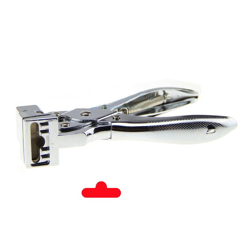 T Shape Hole Punch Butterfly Shape Hanging Holes Punches Manual PVC Card Punch and ID Card Slot Hole Punch perforadora papel