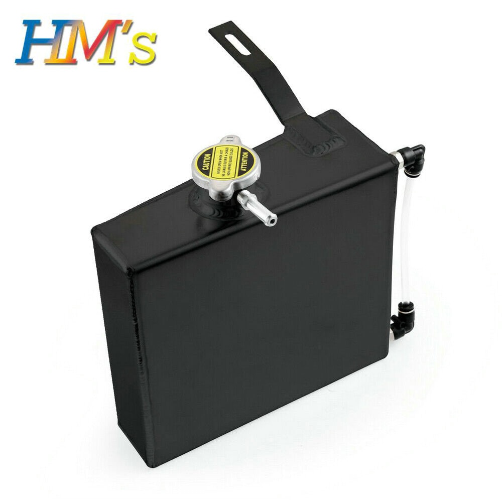 Chrome 2L Aluminum oil tank Radiator Coolant Overflow Tank kit for Supra MK III IV 7MGTE 2JZGT