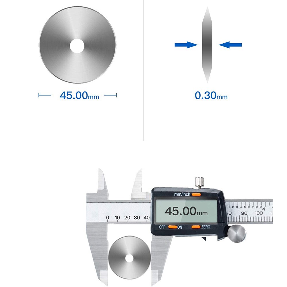45 MM roestvrijstalen roterende messen voor 45 mm roterende messen Navulling snijgereedschappen voor stof quilten Naaibenodigdheden