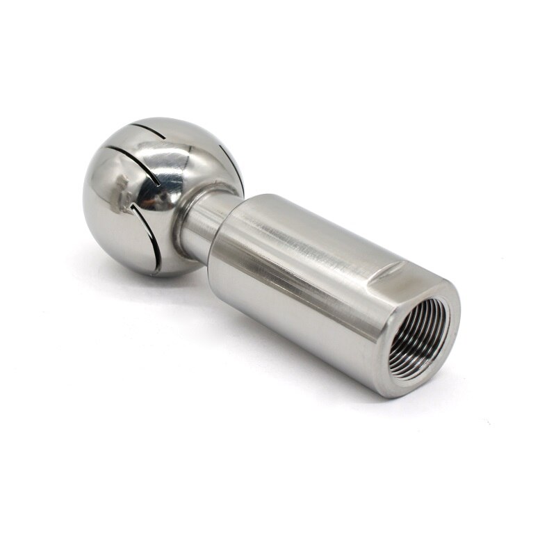 BSP1/2 "-2" Inch Stainleess Rotary Spray Bal Sanitair Vrouwelijke Draad Cip Tank Schoonmaken Hoofd 360 graden Dekking Wassen Fitting