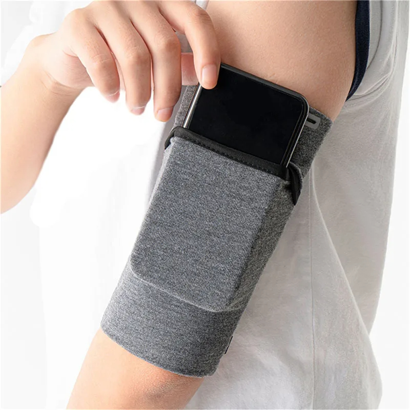 1pc Running Mobile Phone Arm Bag Universal Breathable Sports Accessories Armband Jogging Bag Phone Armband Case Outdoor Arm Bag
