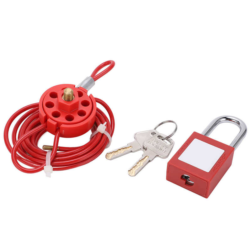 Cable Lock Sturdy Durable Safety Cable Lock for Factory for Industry for Home