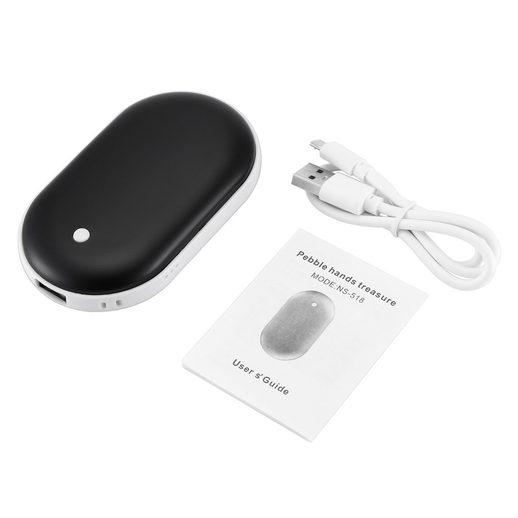 Mini chauffe-main électrique longue vie | 4000/8000mAh, joli modèle de voyage, chauffage des mains, chauffage de la poche, produit chauffant la maison: Vert armée / 4000mAh