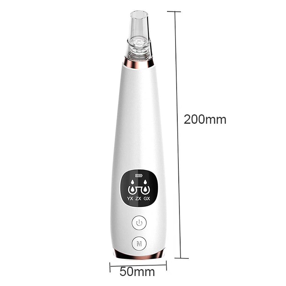 Blackhead Vacuum Cleaner Pore Ance Black Dots Extractor Facial Cleansing Pimple Remover Tool Nose Acne Remover Machine For Face