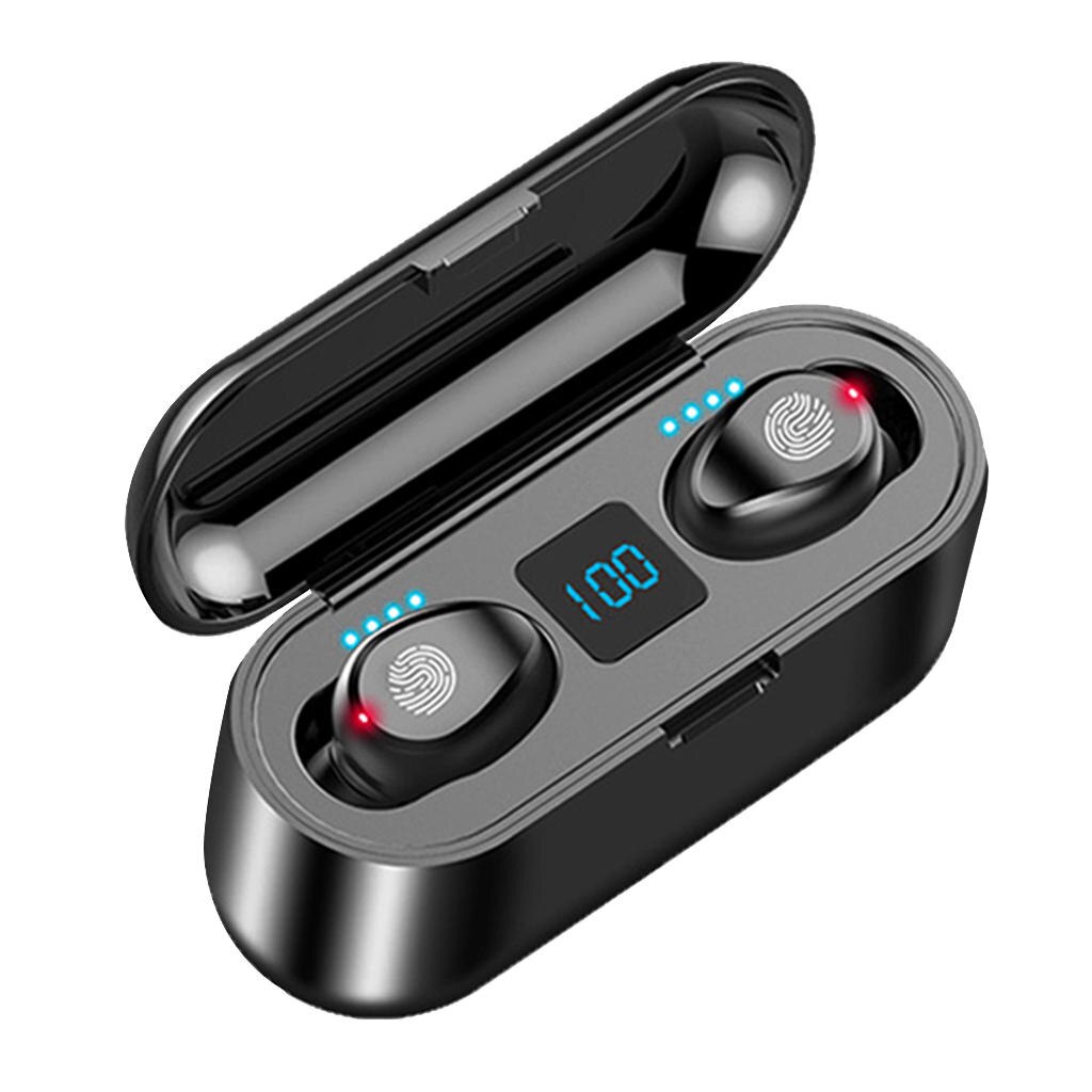 F9 TWS Wireless Headphones Bluetooth 5.0 Earphone HIFI In-ear Headset Earphones Stereo Earbuds for iOS/Android Phones HD Call