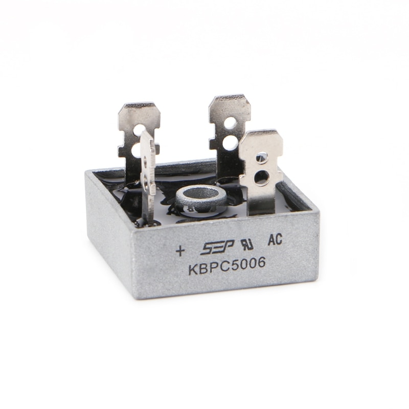 Kbpc 5006 vermogensbruggelijkrichter 50a 600v metalen behuizing diodebrugregeling eenfase #aug .26