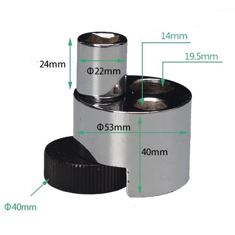 1/2 Drive Stud Extractor Remover Wrench Tool 6mm ~ 19mm