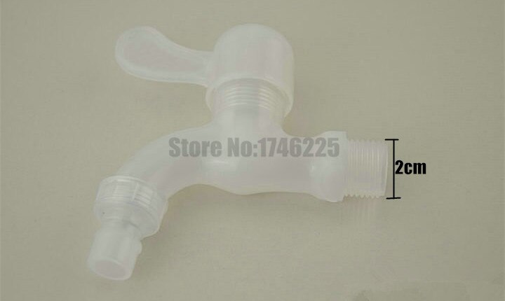 2pcs/lot 1/2" 3/4"PPR Fast On Faucet Bibcock Plastic Faucet Plastic Tap Kitchen Faucet Washing Machine Tap bathroom: Green