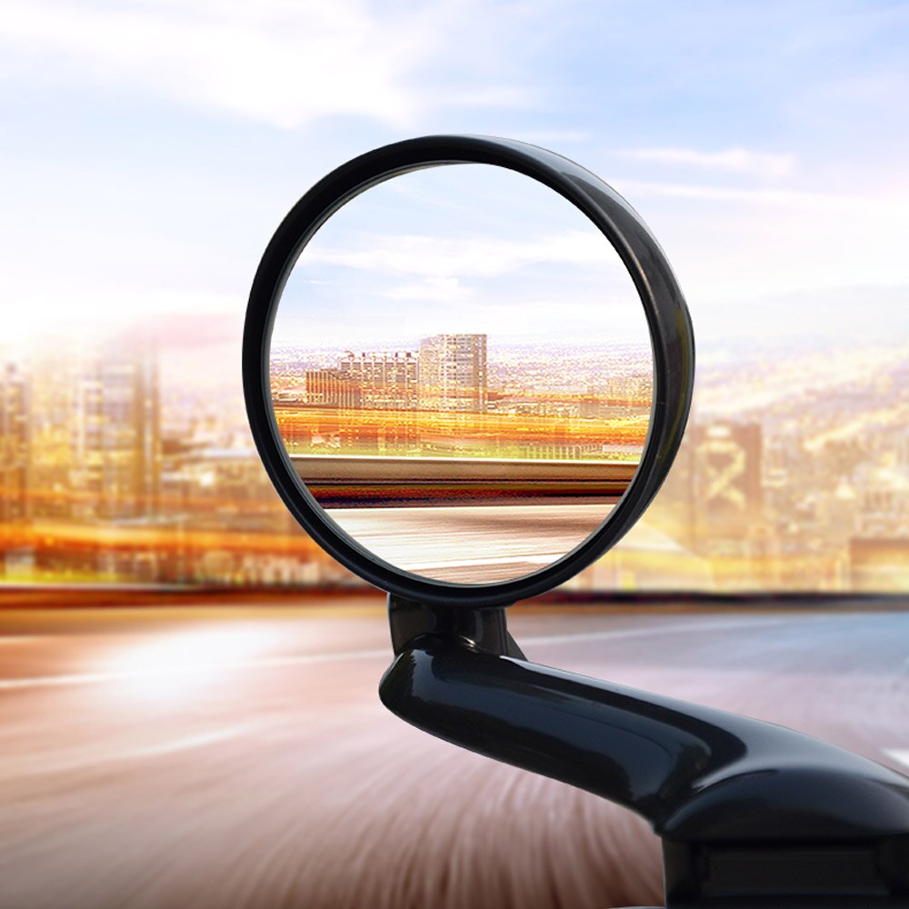 FORAUTO 360 Rotation Adjustable for Car Vehicle Side Blindspot Car Front View Mirror Clear View Auxiliary Rearview