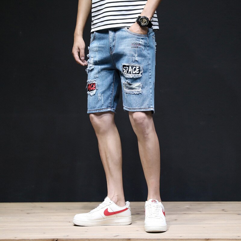 Pantaloncini di jeans strappati – Grandado