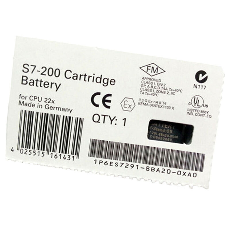 S7-200 Batterij 6ES7291-8BA20-0XA0 Cartridge Plc 22X Cartridge Batterij Voor Siemens Cpu 22X Siemens Plc S7-200 6ES7291-8BA20-0XA0