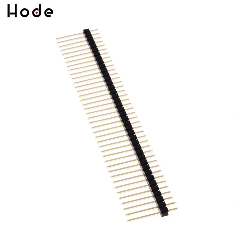 10PCS/Lot 2mm 40 Pin Male Single Row Pin Header Strip 1*40P 2.0mm11-20mm male pin header copper connector