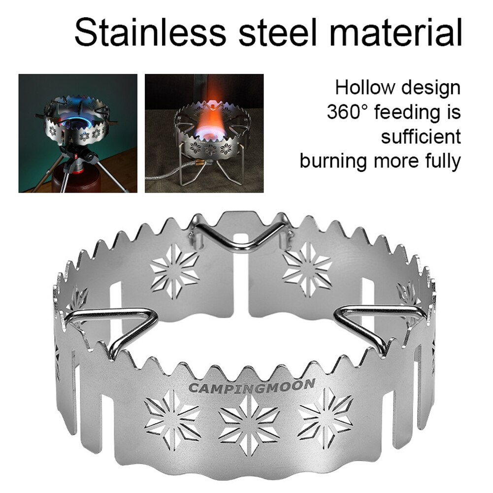 Portable Stove Rack Camping Stove Stand Bracket Holder Stove Support for Backpacking Camping Fishing Barbecue Garden Picnic: Set 6