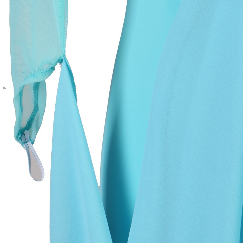 Blauw Standaard Ballroom Jurk Lange Jurken Vrouwen Podium Waltz Ballroom Jurk Ballroom Jurk Concurrentie Mq279