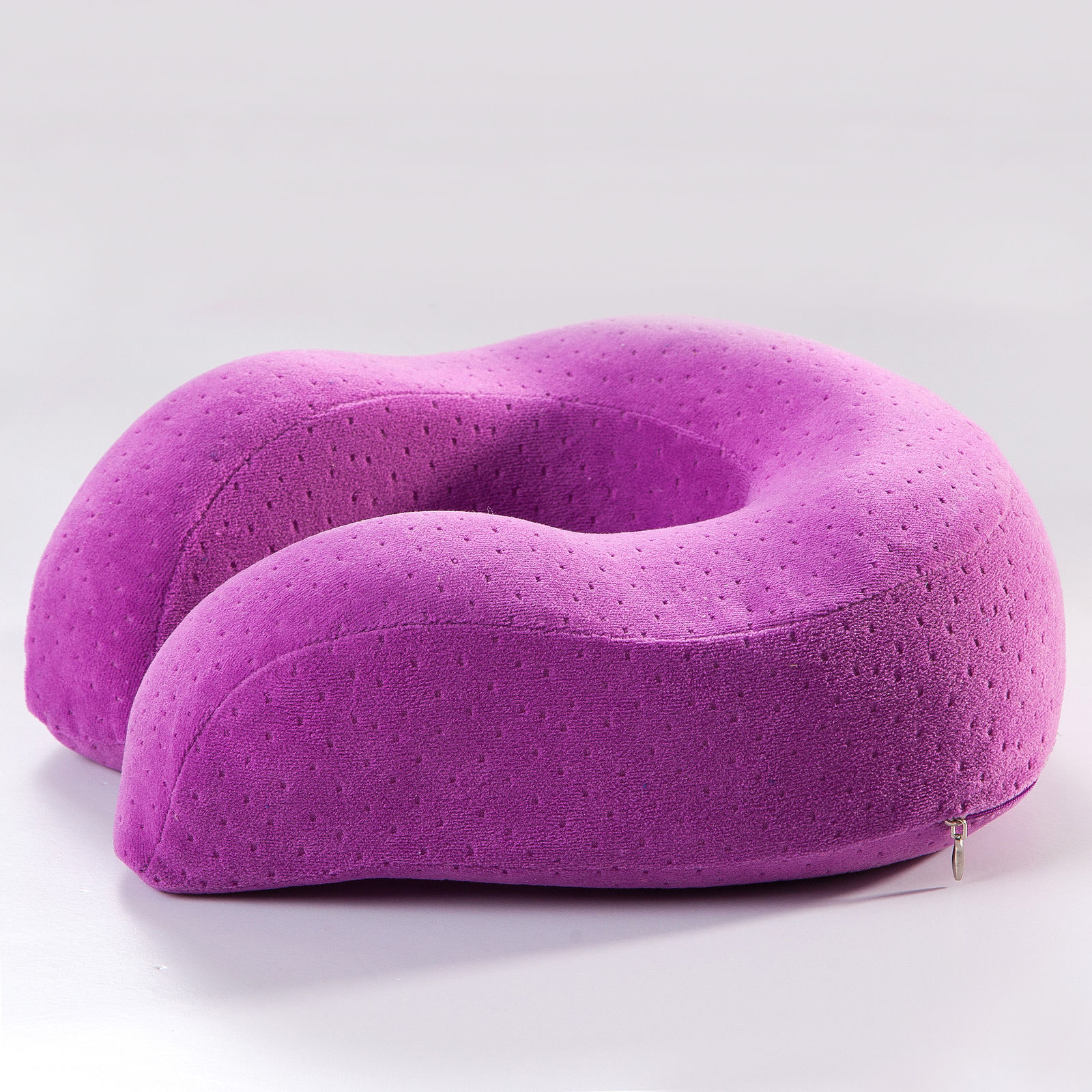 Us memory foam u-formet reisepute nakke bil hodestøtte luftpute for reisekontor lur hodestøtte luftpute nakkepute: Lilla