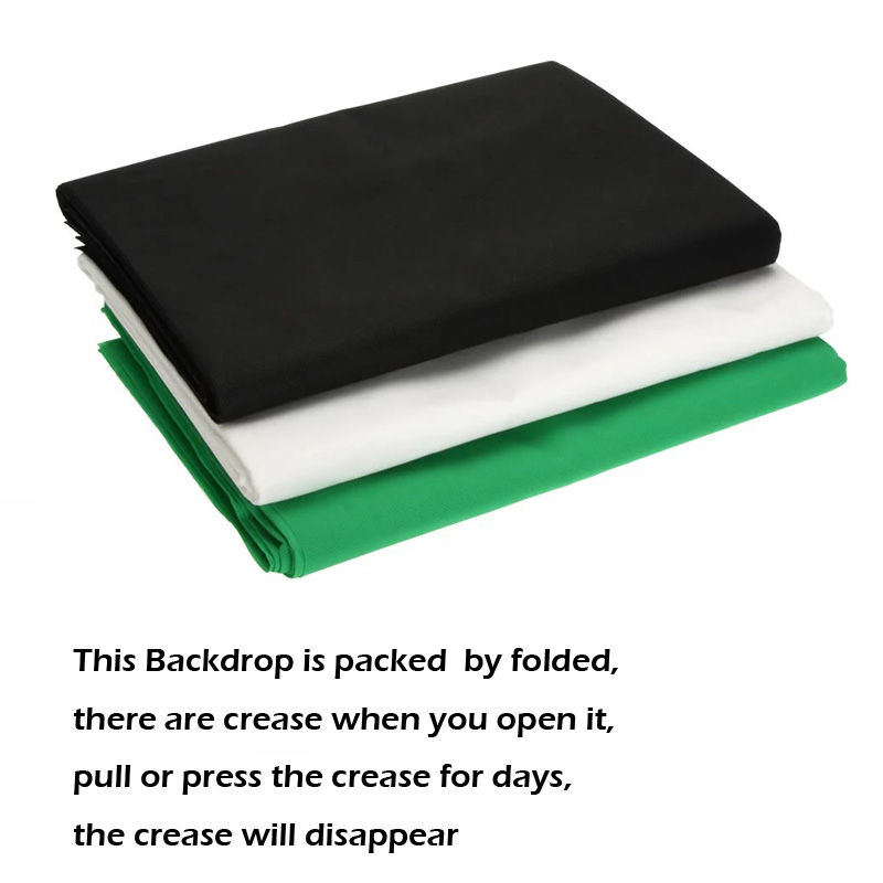 TENWISH-Fondo Chroma Key para estudio fotográfico, pantalla verde de 1,6x1m/2m/3m, telas no tejidas