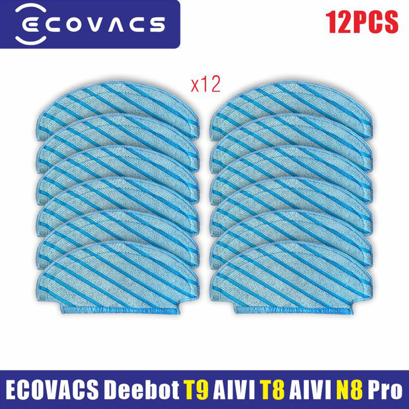 ECOVACS Deebot T9 AIVI T8 AIVI N8 Pro Serie Robot Stofzuiger Zijborstel Hoofdborstel Stof Box Filter Accessoires Onderdelen: Donkergrijs