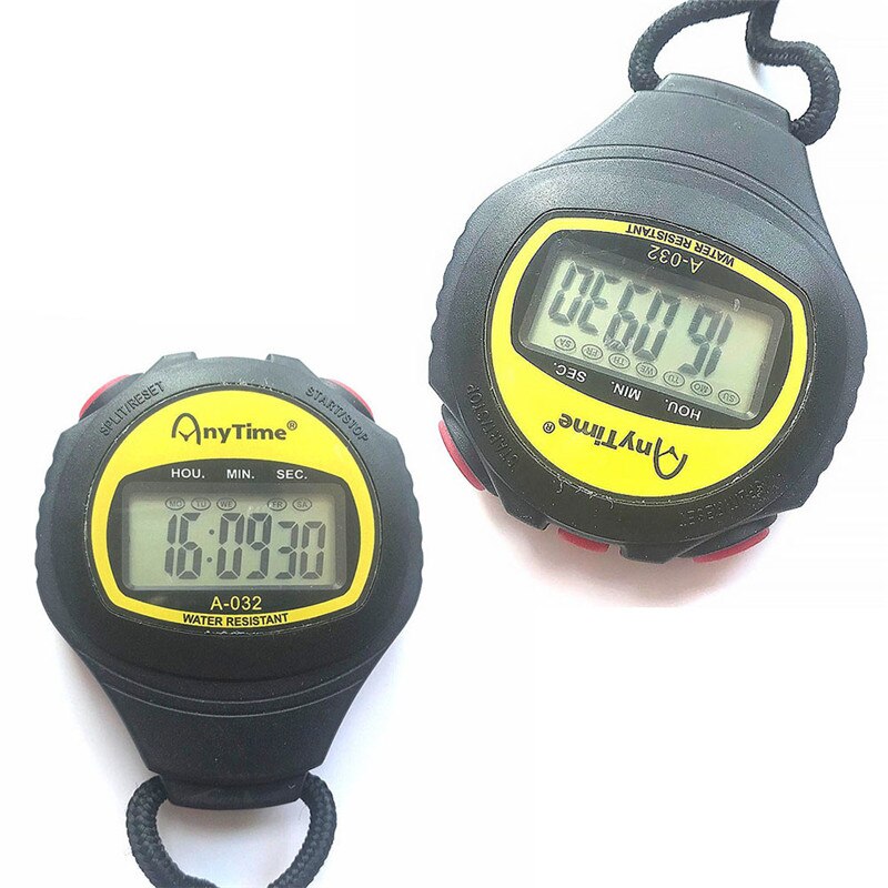 Multi-function Digital LCD Sports Stopwatch Electronic Stopwatch Chronograph Timer Counter Alarm Sports Watches Running Timer