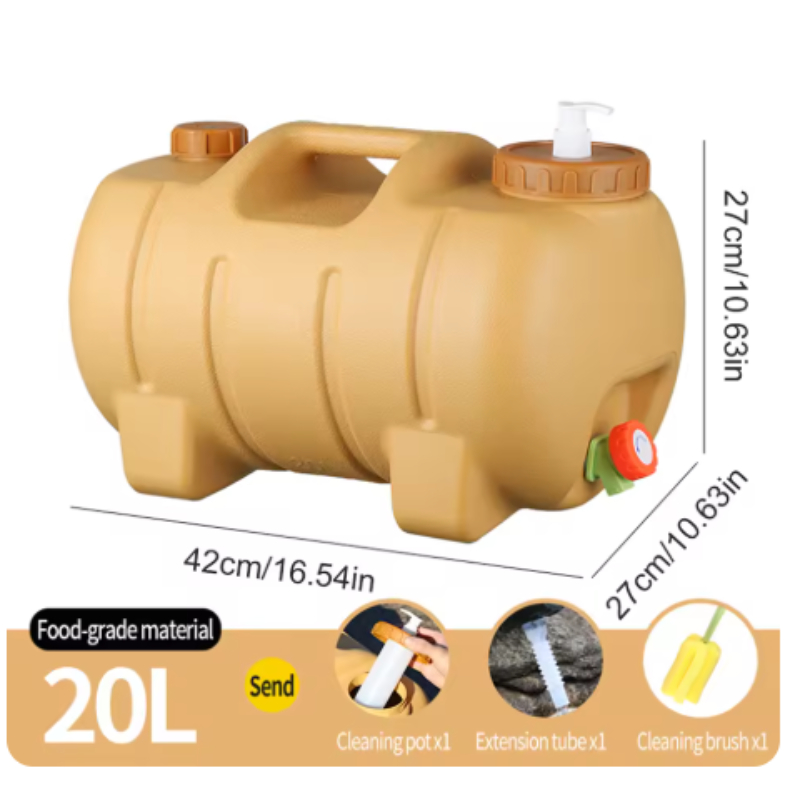 Contenitore per acqua a forma di maialino Dispenser per bevande da 20 litri per picnic Pesca RV Secchio per acqua all'aperto Secchio per acqua all'aperto