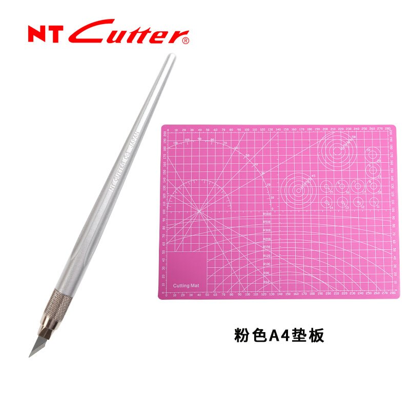 Japan NT Cutter D-400GP Metall Stift Messer Gummi Stempel Papier Carving Papier Skulptur Papier-schneiden Stichel Pad einstellen handgefertigt werkzeuge: LILA