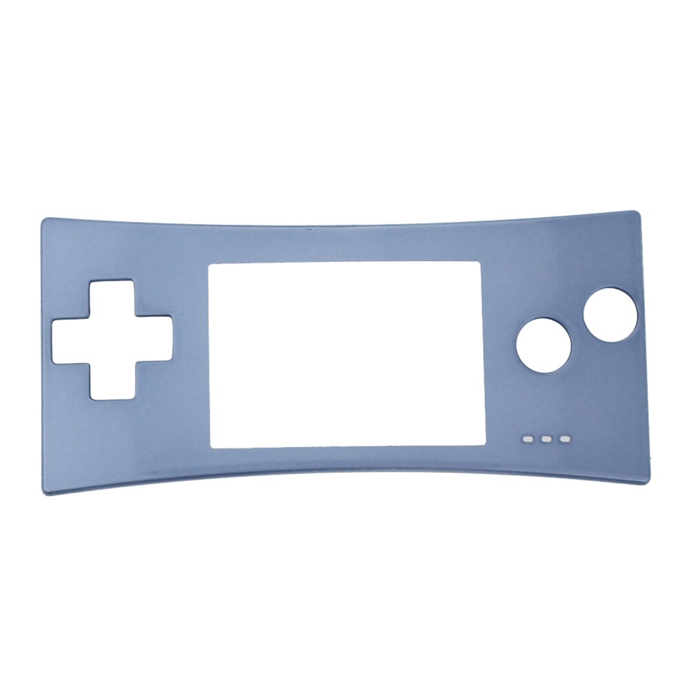 Tingdong chrom-frontplattenabdeckung, Ersatz-frontgehäbenutzen für nintendo Spiel Junge Mikro (gb m): C